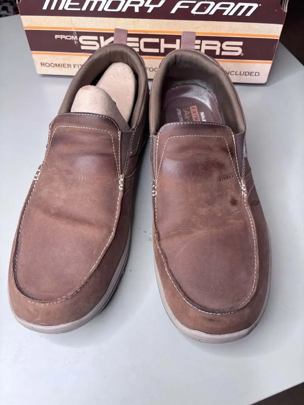 Skechers Men's Relaxed Fit Harper Forde Loafer size14